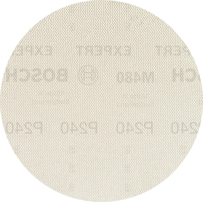 Bosch 50x Abrasifs réticulés EXPERT M480 (pour Peinture sur bois, Bois dur, Ø 150 mm, Grain 240, Professional Accessoire Ponceuse excentrique, Ponceuse excentrique) - Bosch Outillages