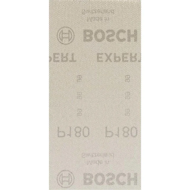 Bosch 50x Abrasifs réticulés EXPERT M480 (pour Peinture sur bois, Bois dur, Ø 93x186 mm, Grain 180, Professional Accessoire Ponceuse excentrique) - Bosch Outillages