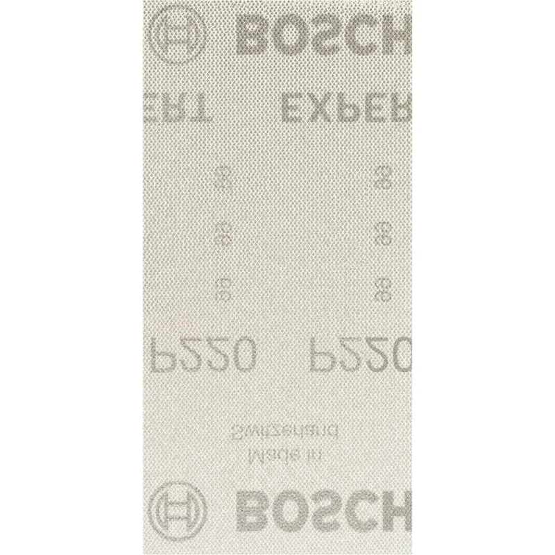 Bosch 50x Abrasifs réticulés EXPERT M480 (pour Peinture sur bois, Bois dur, Ø 93x186 mm, Grain 220, Professional Accessoire Ponceuse excentrique) - Bosch Outillages