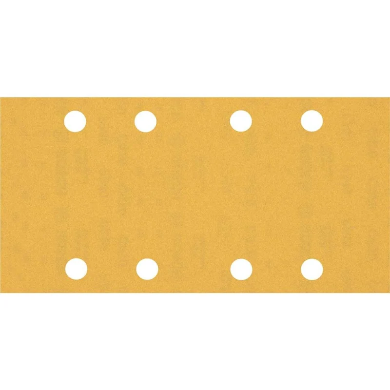 Bosch 50x Feuilles abrasives EXPERT C470 à 8 trous (pour Peinture sur bois, Bois dur, Ø 93x186 mm, Grain 180, Professional Accessoire Ponceuse excentrique) - Bosch Outillages