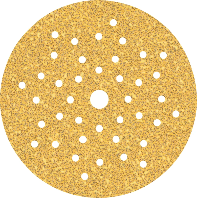 Bosch 50x Feuilles abrasives EXPERT C470 multi-trous (pour Peinture sur bois, Bois dur, Ø 125 mm, Grain 40, Professional Accessoire Ponceuse excentrique, Ponceuse excentrique)