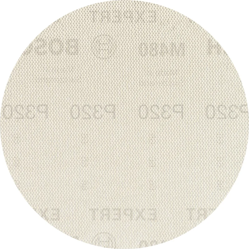 Bosch 5x Abrasifs réticulés EXPERT M480 (pour Peinture sur bois, Bois dur, Ø 150 mm, Grain 320, Professional Accessoire Ponceuse excentrique, Ponceuse excentrique) - Bosch Outillages