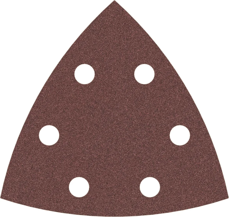 Bosch 5x Disque de ponçage PRO F460 pour outils multifonctions (pour Peinture sur bois, Bois dur, Ø 93x93 mm, Grain 180, Professional Accessoire Outil multifonction, Ponceuse Delta) - Bosch Outillages