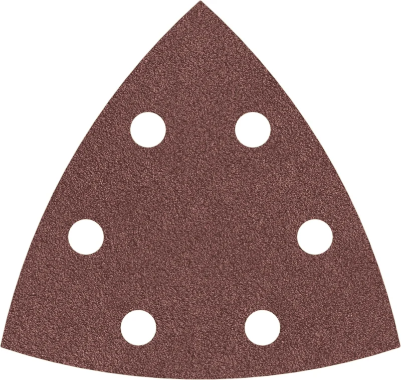 Bosch 5x Disque de ponçage PRO F460 pour outils multifonctions (pour Peinture sur bois, Bois dur, Ø 93x93 mm, Grain 60, Professional Accessoire Outil multifonction, Ponceuse Delta) - Bosch Outillages