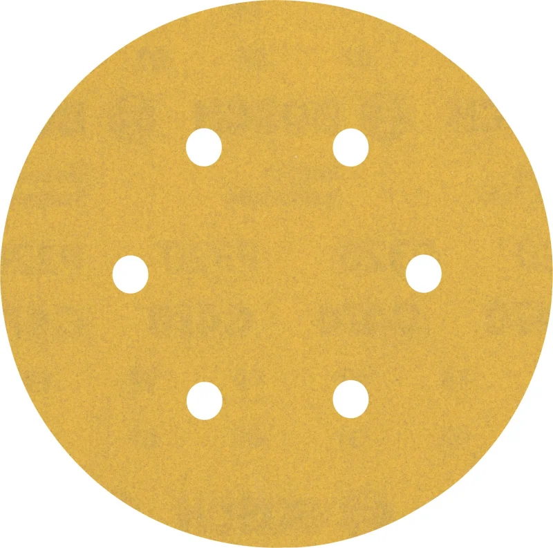 Bosch 5x Feuilles abrasives EXPERT C470 à 6 trous (pour Peinture sur bois, Bois dur, Ø 150 mm, Grain 320, Professional Accessoire Ponceuse excentrique, Ponceuse excentrique) - Bosch Outillages