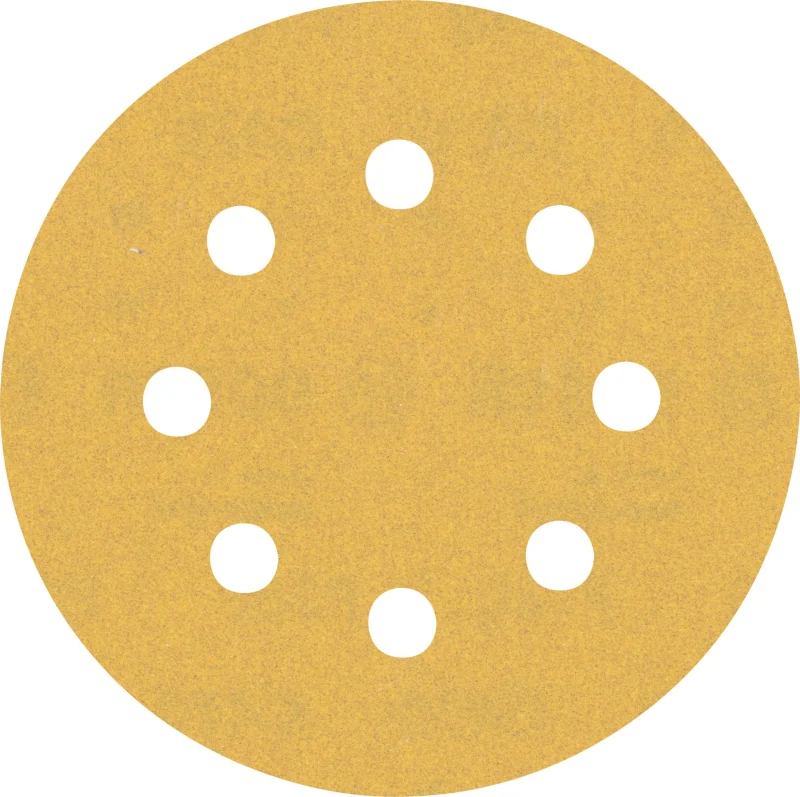 Bosch 5x Feuilles abrasives EXPERT C470 à 8 trous (pour Peinture sur bois, Bois dur, Ø 115 mm, Grain 180, Professional Accessoire Ponceuse excentrique, Ponceuse excentrique) - Bosch Outillages