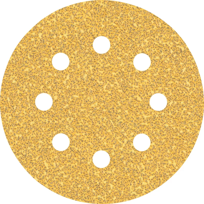 Bosch 5x Feuilles abrasives EXPERT C470 à 8 trous (pour Peinture sur bois, Bois dur, Ø 115 mm, Grain 40, Professional Accessoire Ponceuse excentrique, Ponceuse excentrique) - Bosch Outillages