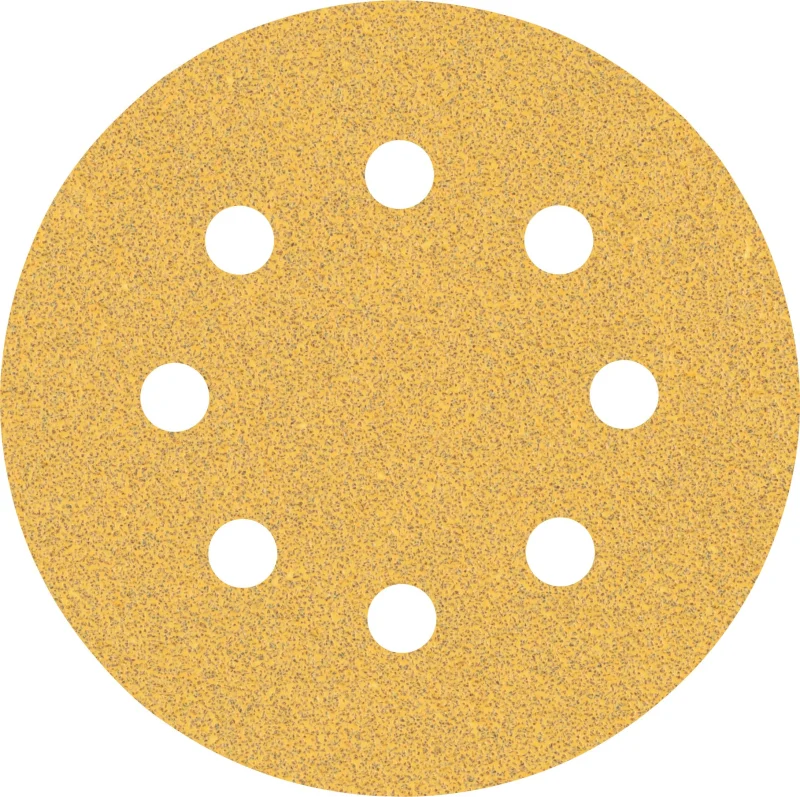 Bosch 5x Feuilles abrasives EXPERT C470 à 8 trous (pour Peinture sur bois, Bois dur, Ø 115 mm, Grain 60, Professional Accessoire Ponceuse excentrique, Ponceuse excentrique) - Bosch Outillages
