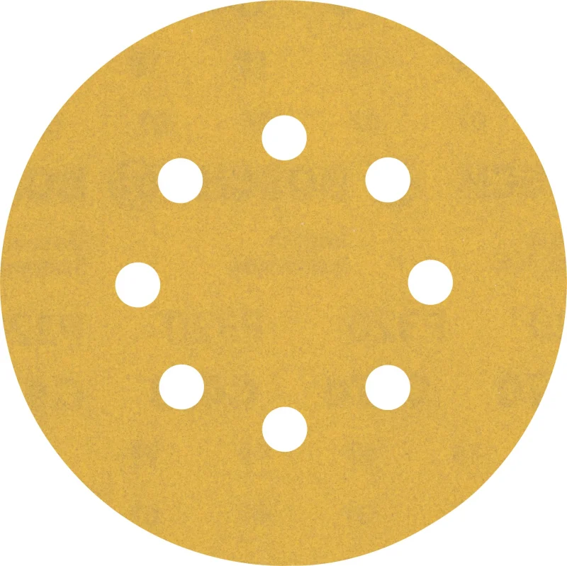 Bosch 5x Feuilles abrasives EXPERT C470 à 8 trous (pour Peinture sur bois, Bois dur, Ø 125 mm, Grain 320, Professional Accessoire Ponceuse excentrique, Ponceuse excentrique) - Bosch Outillages