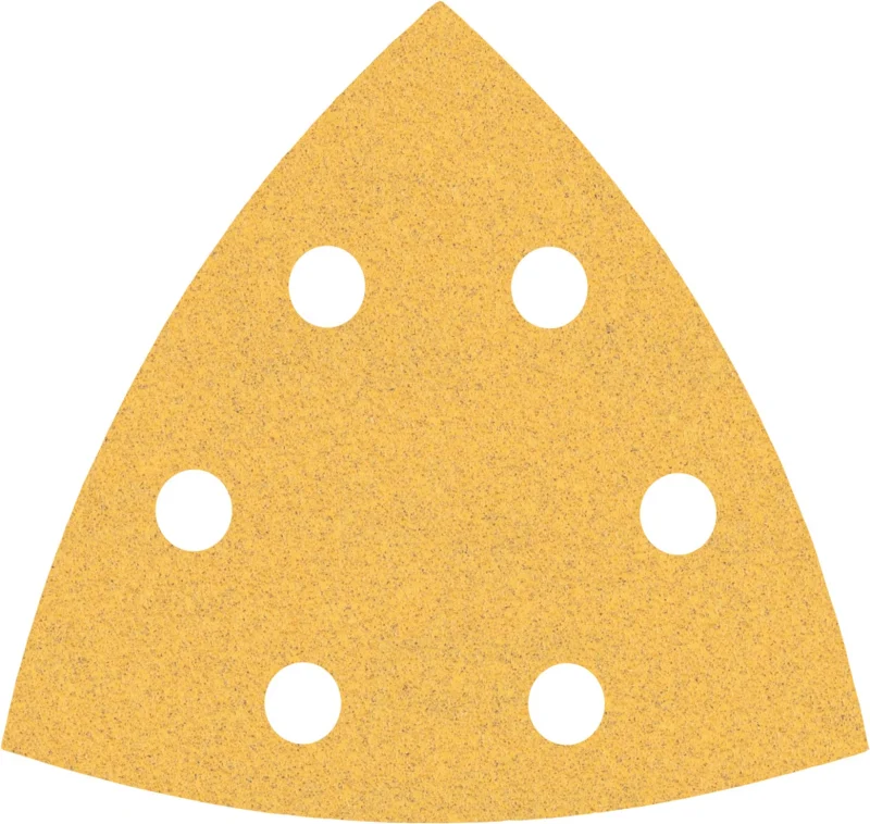 Bosch 5x Feuilles abrasives EXPERT C470 (pour Peinture sur bois, Bois dur, Ø 93x93 mm, Grain 100, Professional Accessoire Ponceuse Delta) - Bosch Outillages