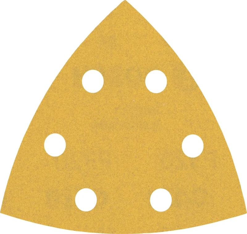 Bosch 5x Feuilles abrasives EXPERT C470 (pour Peinture sur bois, Bois dur, Ø 93x93 mm, Grain 320, Professional Accessoire Ponceuse Delta) - Bosch Outillages