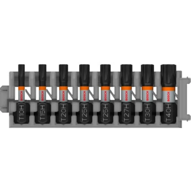 BOSCH 8X EMBOUT PRO TORX SECURITY IMPACT (170 X 70 MM, PROFESSIONAL ACCESSOIRE VISSEUSE, VISSEUSE) 2608521U56 - Bosch Outillages