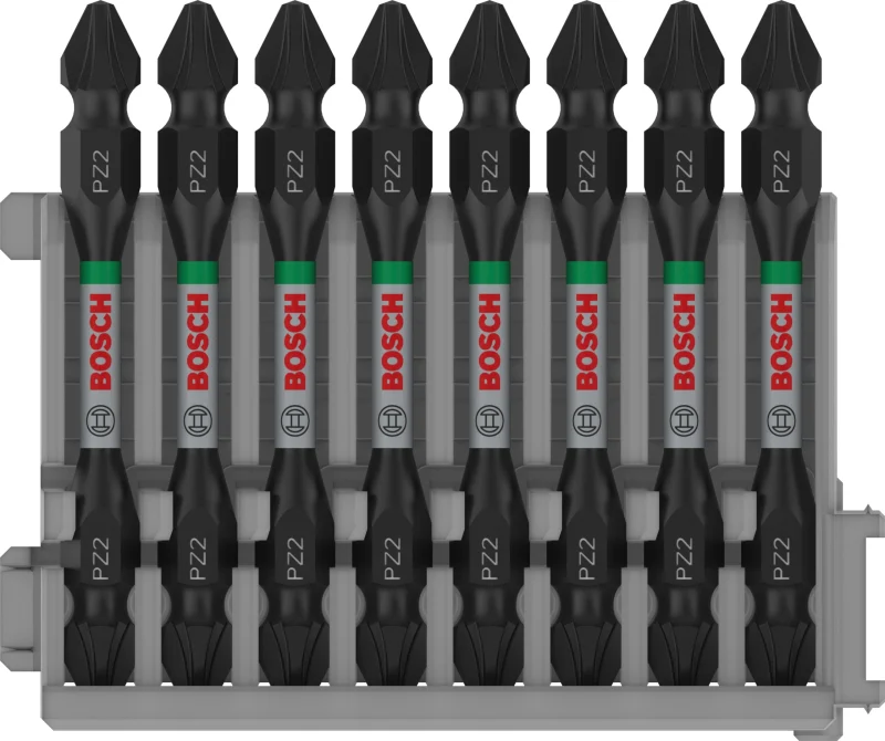 Bosch 8x Embouts double tête PRO Impact avec insert Pick and Click (170 x 120 mm, Professional Accessoire Visseuse, Visseuse) - Bosch Outillages
