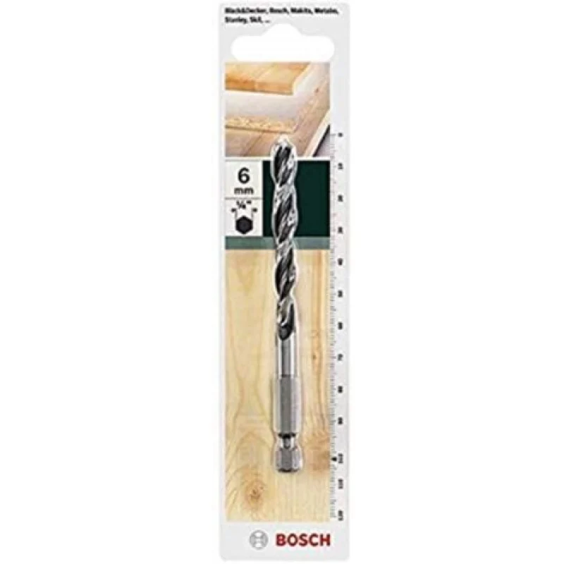 Bosch Accessoires 2609255150 6 mm of adaptateurs hexagonaux pour mèches à bois - Bosch Outillages