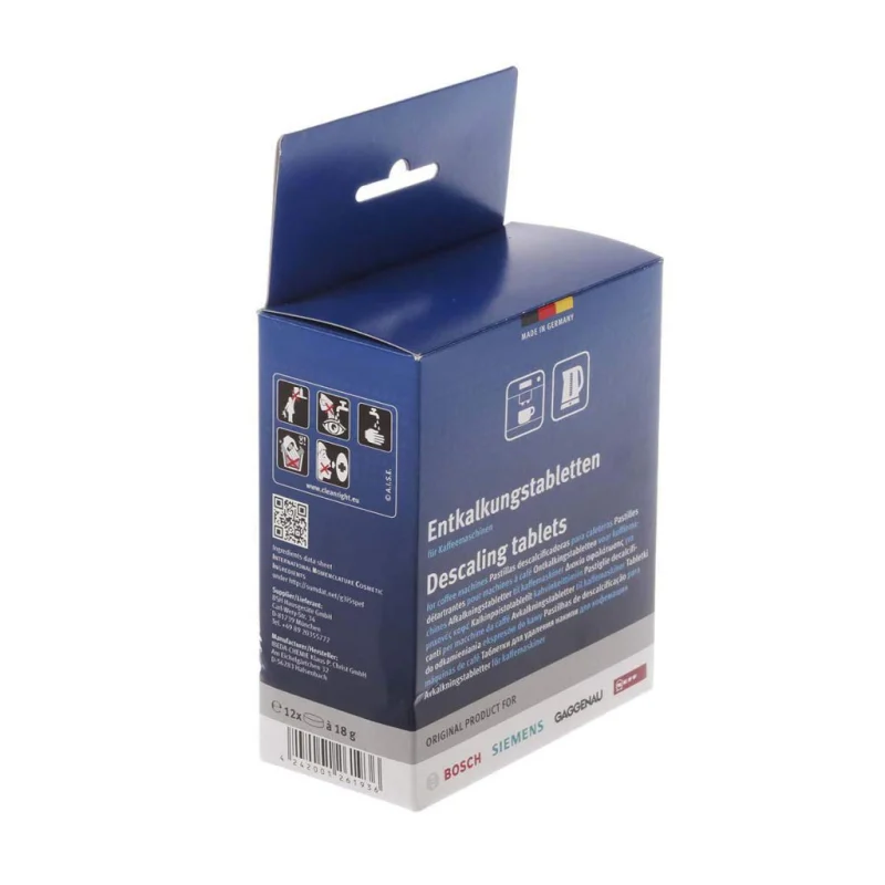 BOSCH Boîte de 12 pastilles détartrantes de 18g - BOSCH B/S/H