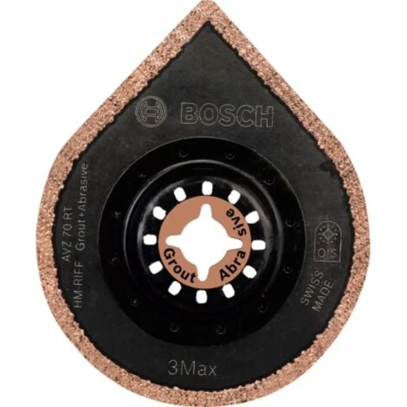 Bosch Décolleur de mortier Carbide-RIFF Starlock AVZ 70 RT4 3 max 70 mm - 2609256C51