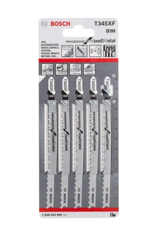 BOSCH Kit de lames de scie scie sauteuse Kit 2 608 634 994 - Bosch Outillages