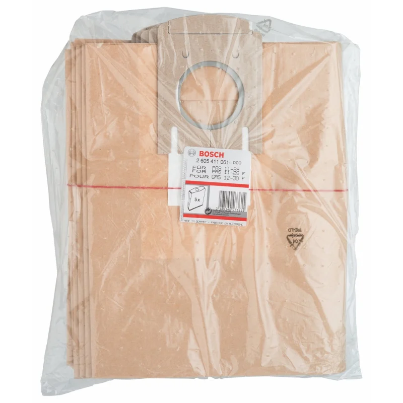 Bosch Outillages 2605411061 Sac-filtre en papier 5 pièces Pour PAS10/GAS12