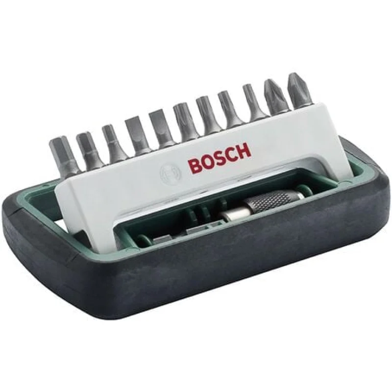 Bosch Outillages 2608255995 Jeu d'embouts 11 pièces vis à fente, cruciforme Phillips, vis Pozidriv, 6 pans intérieurs, 6 pans intérieurs (TX) W75265