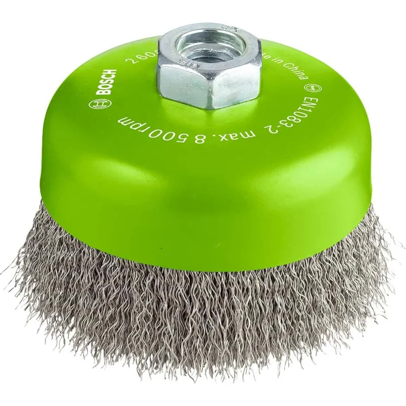 Bosch Outillages 2608622103 Brosse boisseau inoxydable 100 mm 0,3 mm M14