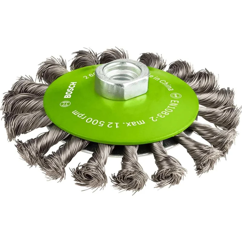 Bosch Outillages 2608622109 Brosse conique en inox 115 mm 0,35 mm M14