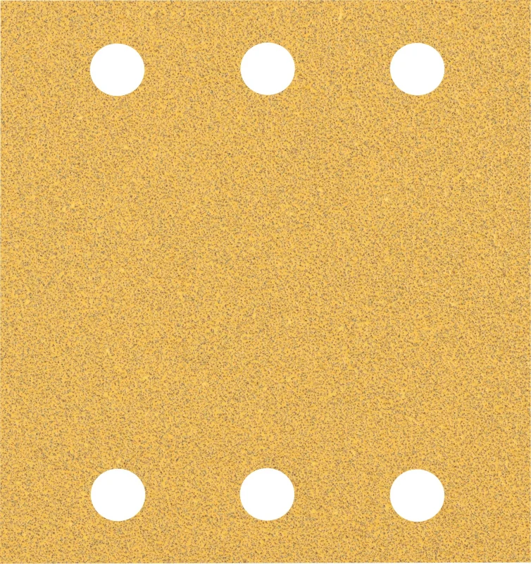 Bosch Outillages 2608901668 Papier abrasif pour ponceuse vibrante Grain 60, 120, 180 (L x l) 107 mm x 115 mm 1 set