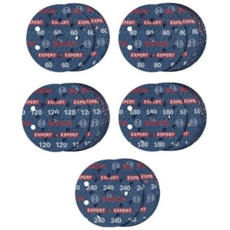 Bosch Outillages 2608902429 Set de disques abrasifs Diamètre 125 mm 1 pc(s)