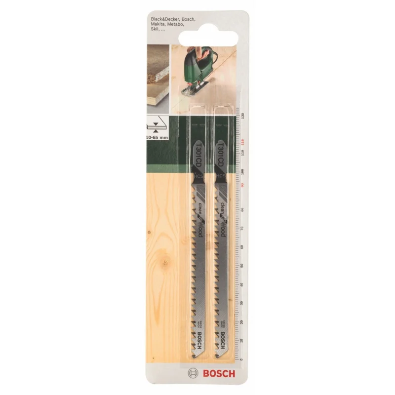 Bosch Outillages 2609256725 HCS - T 301 CD Lame de scie sauteuse pour Coupe nette Epaisseur 10-65 mm Longueur 116 mm