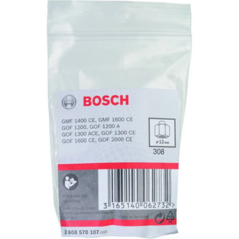 BOSCH Pince serrage Ø12 écrou 24 pour défonceuse - 2608570107
