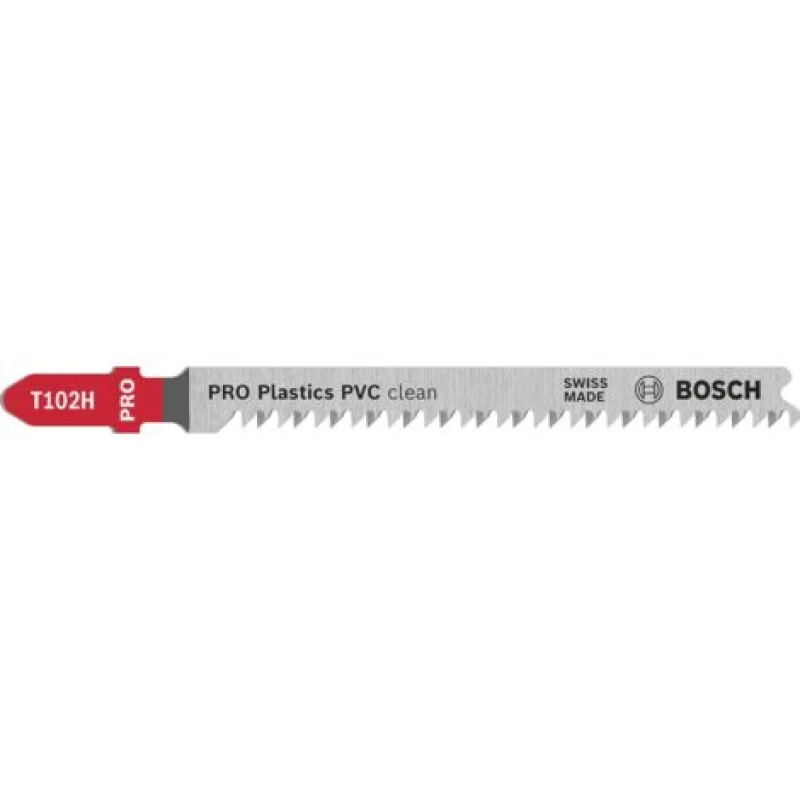 Bosch PRO Plastics PVC clean T102H Lame de scie sauteuse 100 mm 2-tlg. - 2608665238