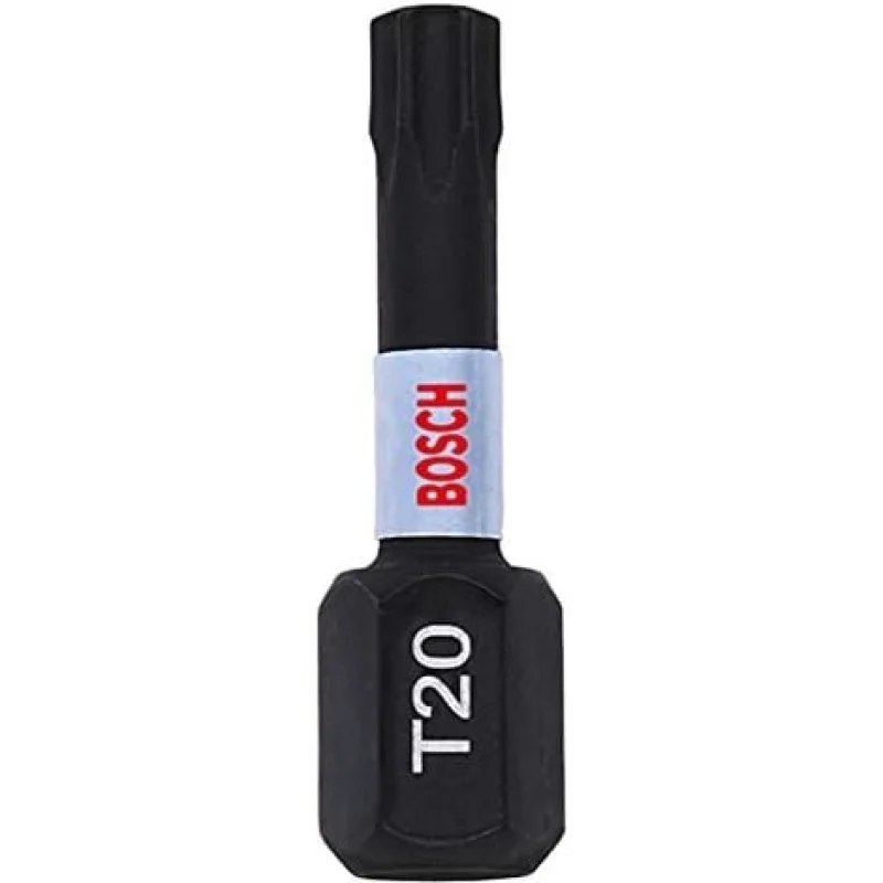 BOSCH PROFESSIONAL 2608522474 LOT DE 2 EMBOUTS DE VISSAGE IMPACT CONTROL T20 (25 MM, TIGE HEXAGONALE, PICK AND CLICK, ACCESSOIRE - Bosch Outillages