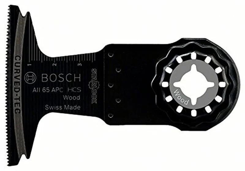 Bosch Professional 5x Lames plongeante HCS AII 65 APC Wood (pour bois tendre, 40 x 65 mm, Accessoire Outil multifonction) Noir - Bosch Outillages