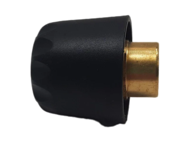 Bouchon de sécurité 1/2 femelle noir pour Nettoyeur vapeur - pression POLTI M0006894