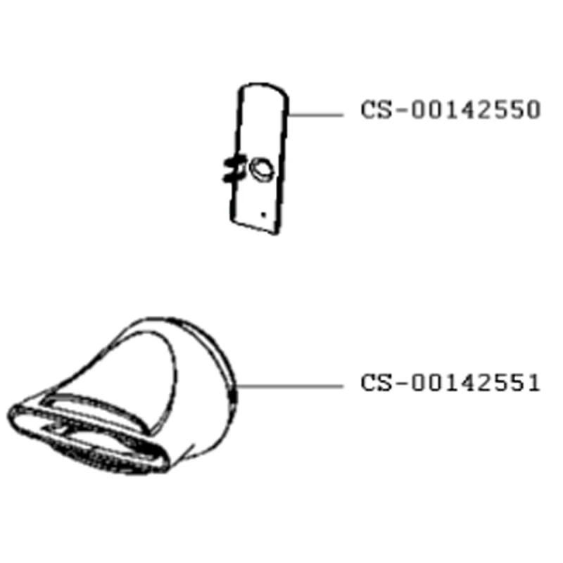 Bouton/enjoliveur (repère CS-00142550) CALOR CS-00142550