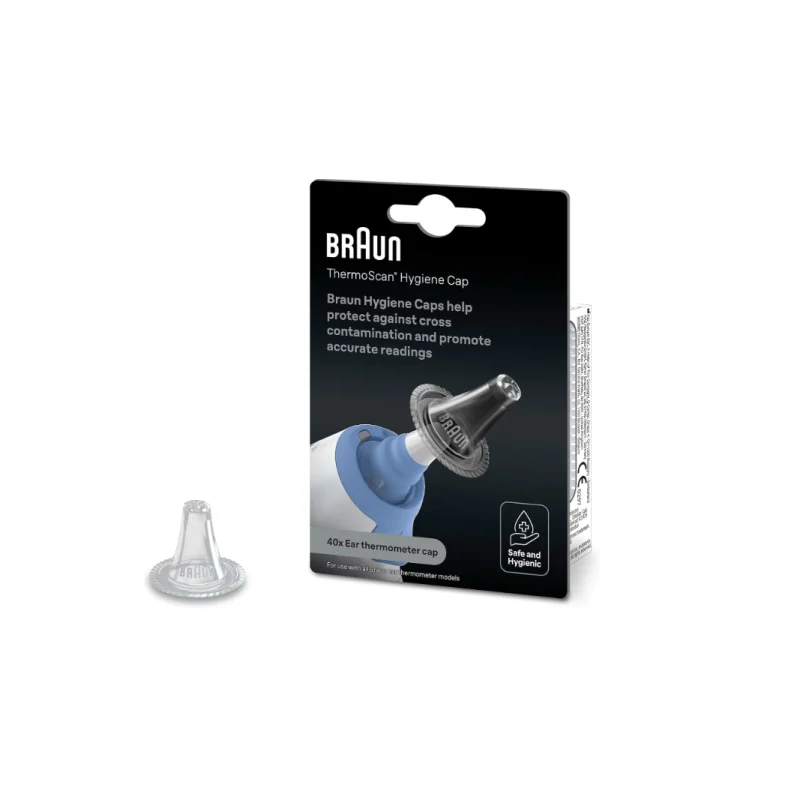 Braun Hygiene Cap, 40 caps-l'emballage peut varier