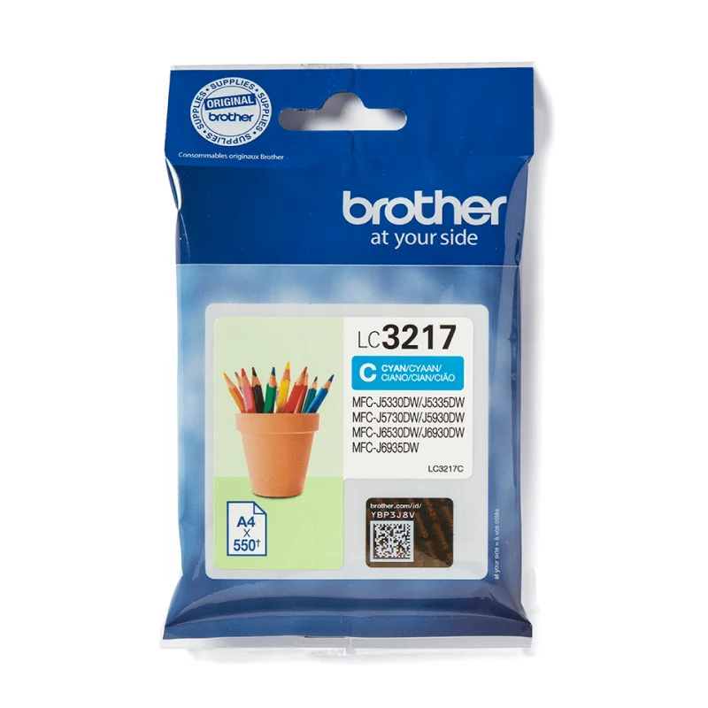 Brother LC3217C | Brother original cartouche d'encre | Cyan - DIVERS MARQUES