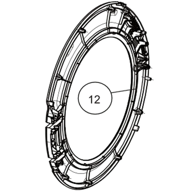 Cadre intérieur (repère 12) BEKO 2839751100