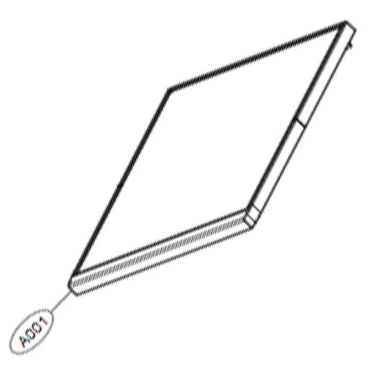 Capot supérieur (repère n°A001) LG AGU75428710