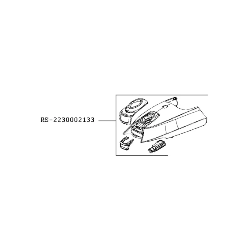 Capot supérieur ROWENTA RS-2230002133