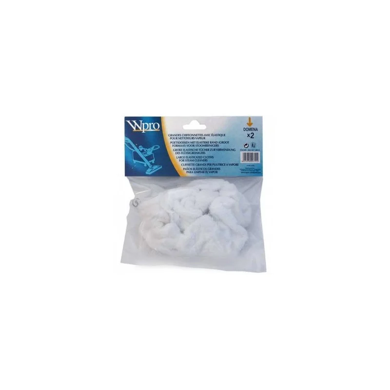 Lot de 2 chiffonnettes pour Nettoyeur Vapeur W-PRO 481281728512