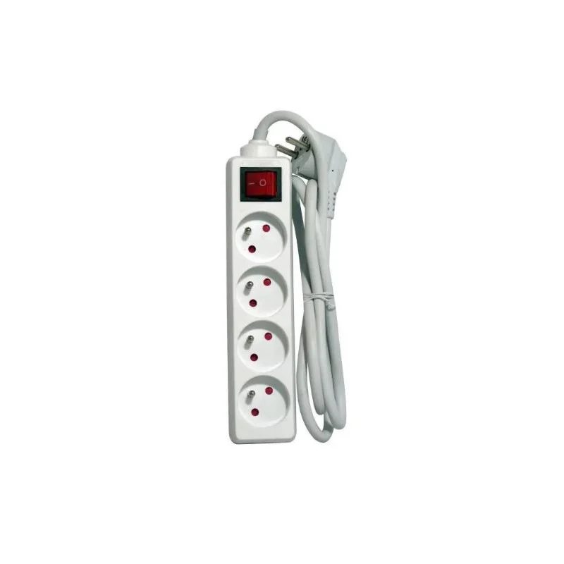 CHACON Bloc multiprise avec interrupteur 4 prises 16A 3m blanc - DIVERS MARQUES