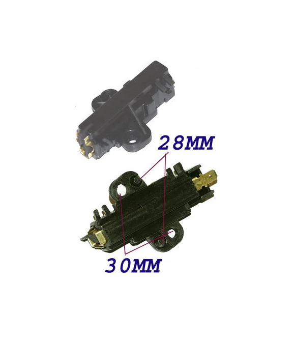 Charbons moteur lave linge Brandt BB40 51x9269 - Fagor Brandt Thomson Vedette De-Dietrich Sauter Thermor Océan