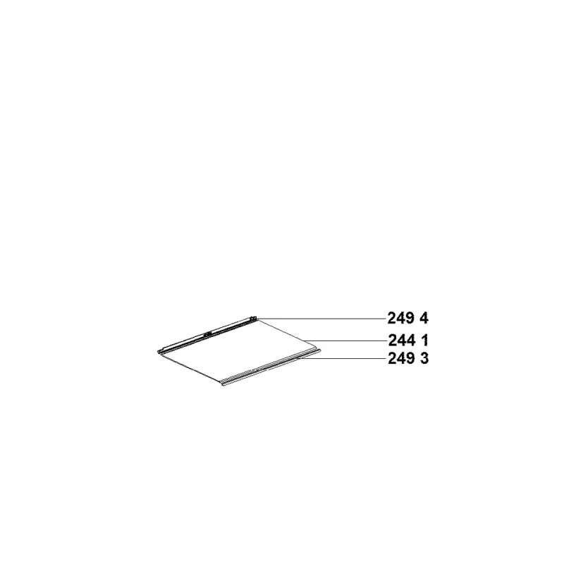 Clayette complète (repère 2441) INDESIT C00876795