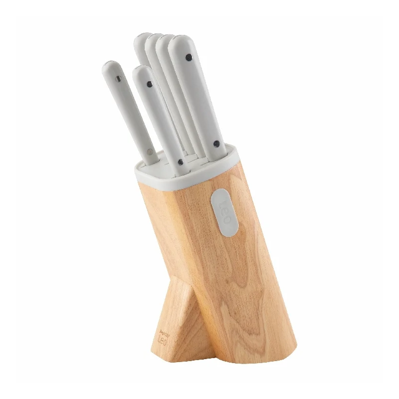 COUTEAUX BLOC DE 6 LEO BLANCS 17007917 - DIVERS MARQUES