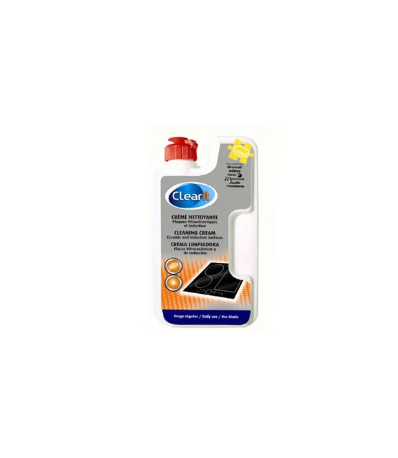 Crème nettoyante plaques vitro et induction - Toutes marques