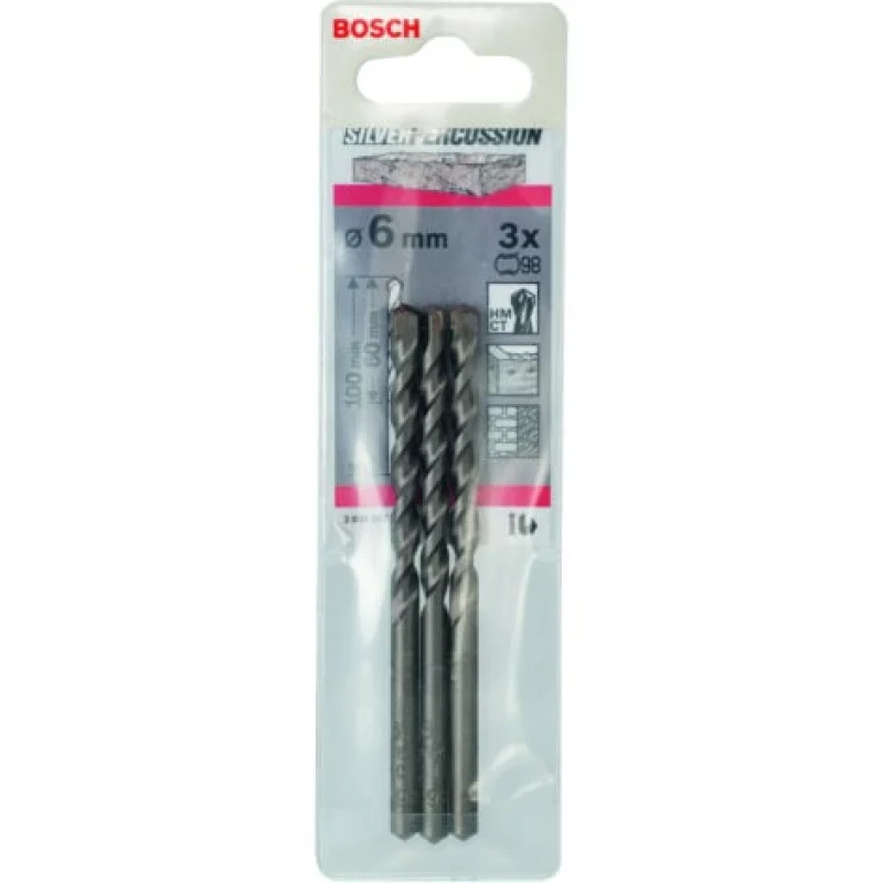 CYL-3 Forets à béton 6 x 60 x 100 mm d 55 mm BOSCH 2608597706