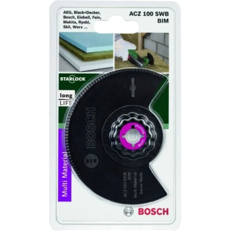 Dents bimétalliques Starlock BIM ACZ 100 SWB 100 BOSCH 2609256976 - Bosch Outillages