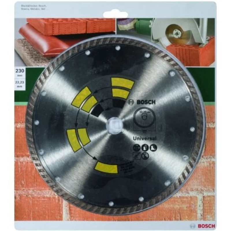 Disque de coupe diamanté Turbo universel Ø 230 mm BOSCH 2609256409 - Bosch Outillages