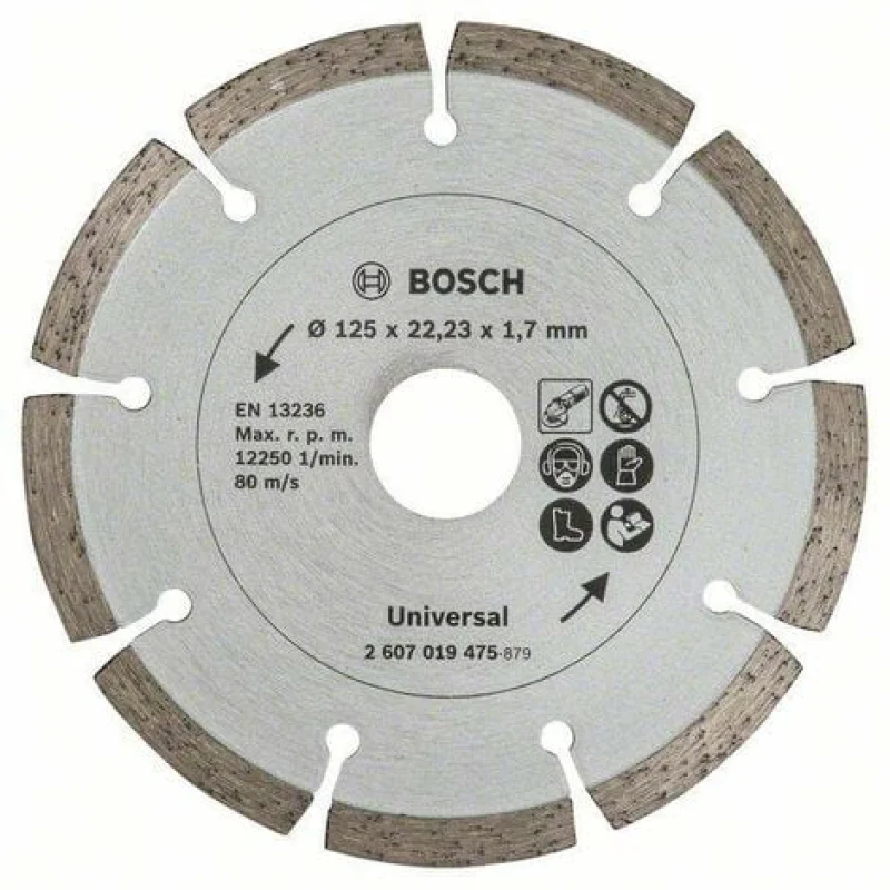 Disque diamant matériaux de construction Ø125mm Bosch 2607019475 C90840 - Bosch Outillages