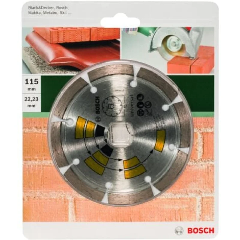 Disque à tronçonner diamanté universel Ø 115 mm BOSCH 2609256400 - Bosch Outillages